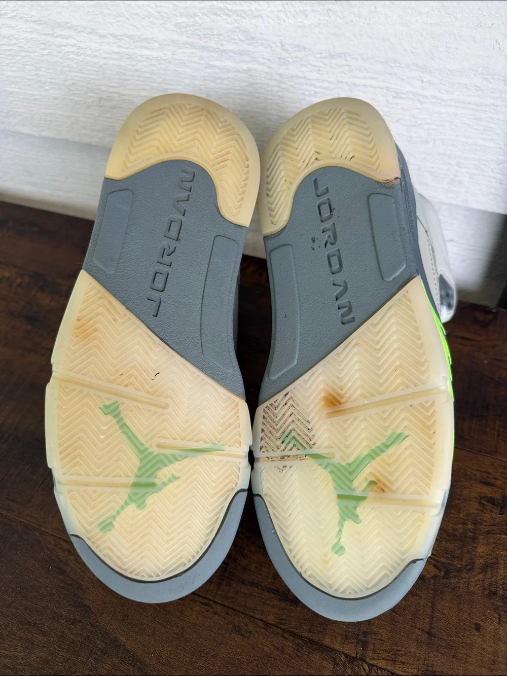 Air Jordan 5 Green Bean Sneakers